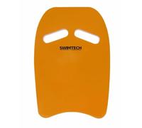 Swimtech Dual-Grip Kickboard, Foam Swim Training Aid, Fluo Orange