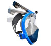 SwimTech Full Face Snorkel Mask for Adults, 180° Panoramic View, Anti-Fog, Waterproof, Detachable Camera Mount, Dry Top Snorkel, Easy Breathing
