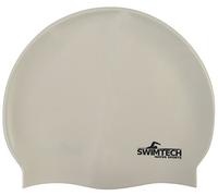 Swimtech Silicone Swim Cap - White