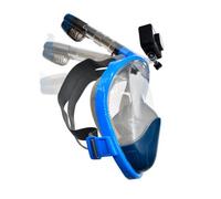 Swimtech Unisex Adult Full Face Snorkel Blue/grey (L-Xl)