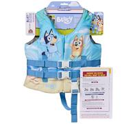 SwimWays Bluey Life Jacket, US Coast Guard Approved Kids Swim Vest, 100-120kg, Blue
