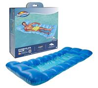 Swimways Comfort Cloud Pool Lounger with Fast Inflation & Headrest Pillow, Oversized Inflatable Pool Floats for Adults