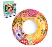 Swimways Stitch Swim Tube Pool Float, Inflatable Pool Floats & Kids Pool Toys, Swimming Pool Accessories & Beach Essentials for Teens Aged 14 & Up