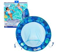 SwimWays Elite Spring Float Papasan Pool Lounger, Inflatable Pool Floats with Fast Inflation, Pool Lounge Chair for Adults up to 250 lbs