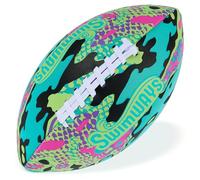 SwimWays Hydro Waterproof Football, Outdoor Games for Adults and Kids, Swimming Pool Accessories and Pool Party Games,9.25 Inches, Blue