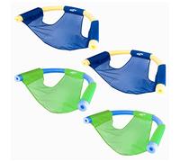 SwimWays Mesh Floating Pool Chair Noodle Slings (4 Pack)