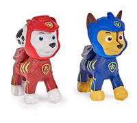 Swimways Paw Patrol Floatin' Figures, Swimming Pool Accessories & Kids Pool Toys, Paw Patrol Party Supplies & Water Toys for Kids Aged 3 & Up, Chase & Marshall 2-Pack