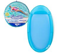 SwimWays Spring Float Premium Hammock Pool Lounger, Inflatable Pool Floats Adult with Fast Inflation for Ages 15 & Up, Sky Blue
