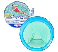 SwimWays Spring Float Premium Papasan Pool Lounger for Swimming Pool, Inflatable Pool Floats Adult with Fast Inflation for Ages 15 & Up, Sky Blue