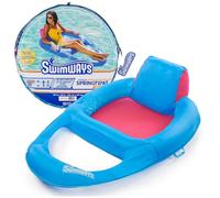 SwimWays Spring Float Premium Recliner Pool Lounger, Inflatable Pool Floats Adult with Fast Inflation for Ages 15 & Up