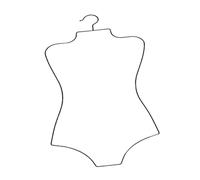 Swimwear Hanger for Kids Body Shape Bikini Hanger for Clothes Coat Beachwear