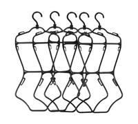 Swimwear Hanger One-piece Suit Holder Black 5pcs Pp