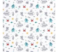 Swimwear Jersey Recycled Fabric Material Marine Life 1MTR