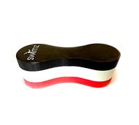 Swimz Junior club Pull Buoy - Black/White/Red - Technique & Body Alignment Training Aid