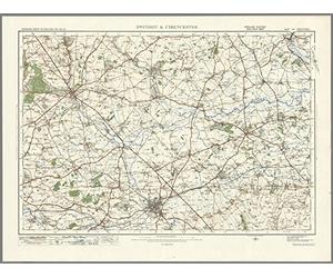 Swindon & Cirencester (1920) - 100 x 73cm - Size - Paper