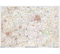 Swindon - SN - Postcode Wall Map - 47" x 33.25" Matte Plastic