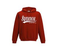 Swindon Town Football Gift - Hoodie one Life one Club top Jumper Sweatshirt FC Present FH41 (Adult XL, Red)