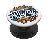Swindon Wiltshire England Born Bred PopSockets Adhesive PopGrip
