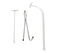 Swine Midwifery Set Tools Stainless Steel Livestock Swine Midwifery Rope Pliers Hook