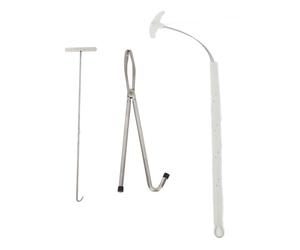 Swine Midwifery Set Tools Stainless Steel Livestock Swine Midwifery Rope Pliers Hook