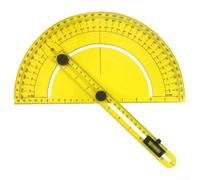 Swing Angle Ruler Finder with Plastic Construction and Dual Bubble Levels for Angle Assessment in Window Installation Door Framing and Trim Work