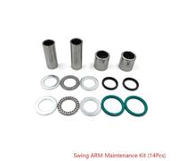 Swing Arm Maintenance Bushing Seal Ring Needle Roller Bearing Repair Set Compatible With CR125 2002-2007 Models Swingarm Pivot Parts(Full Set)
