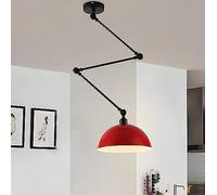 Swing Arm Pendant Lights Kitchen Island with Extra Long Adjustable Cord Industrial Metal Dome Hanging Lamp Nordic Farmhouse Chandelier for Dining Room Restaurant Home Bar