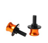 Swing Arm Sliders For SUZUKI GSX-R1000 750 600 GSX-S1000 750 GSX-8S Motorcycle 6mm 8mm 10mm Rear Rocker Arm Spool Slider(Orange,10mm)