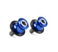 Swing Arm Spool, 2PCS 6/8/10mm Motorcycle CNC Rear Stand Swing Arm Spool Sliders Stand Swingarm Bobbins(6mm Blue)