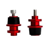 Swing Arm Spool Fit For Ducati Multistrada 1200 Enduro 950 950S V4S 2016-2023 Motorcycle Accessories 8MM Swingarm Spools Stand Screws Front Rear Wheel Fork Stand(Red)