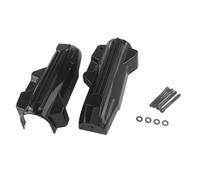 Swing Arm Spool Fit For Harley Davidson FLHR Electra Glide Road King 2014-2022 Motorcycle Upper Lower Fork Slider Accents Chrome Front Rear Wheel Fork Stand(Black)