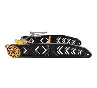 Swing Arm Spool Fit For Yamaha BWS Cygnus-X 3rd & 4th Scooter Modified CNC Aluminum Alloy Solid Swing Arm Rear Flat Fork Frame Front Rear Wheel Fork Stand(B-style Black gold)