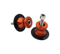Swing Arm Spool,Paddock Stand Bobbins,M10 Motorcycle CNC Rear Stand Swing Arm Spool Sliders Stand Swingarm Bobbins,for K-awasaki (orange)