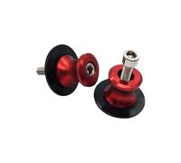 Swing Arm Spool,Paddock Stand Bobbins,M6 Motorcycle CNC Rear Stand Swing Arm Spool Sliders Stand Swingarm Bobbins,for Y-amaha (red)