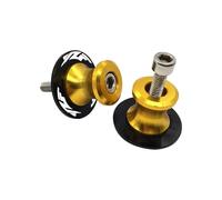 Swing Arm Spool,Paddock Stand Bobbins,M6 Motorcycle CNC Rear Stand Swing Arm Spool Sliders Stand Swingarm Bobbins,for Y-amaha YZF R3 R25 R6 R1 (yellow)