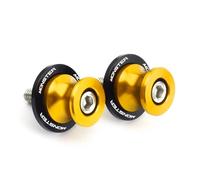 Swing Arm Spools Sliders Stand For DUCATI Monster 696 600 620 797 796 821 937 950 S2R Accessories 6mm CNC Swingarm Spools Sliders Stand Screws(Yellow Monster)
