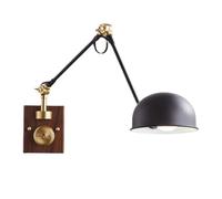Swing Arm Wall Lamps Black丨Rotatable Adjustable Sconces丨Wall Mount Light Fixtures with ON/Off Switch On Base丨Wall Lights for Bedroom Bedside Farmhouse Office Study Desk Hallway Wisdom