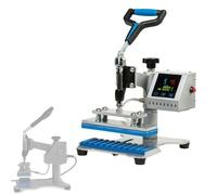Swing Away Heat Press Machine for Sublimation, Pen Printing Press for Crafting Custom Pens, Includes 10 Blank Sublimation Pens