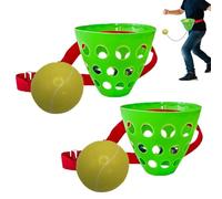 Swing Ball Game Set - ABS 15x11x15cm | Adjustable Waistband Elastic Toy - Party Shaking Swing Balls Game - For Family Friends Students Adults Men Women Event Gathering Party Indoor