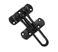 Swing Bar Security Lock Chain for Child Safety and Effective Home Protection (Black)
