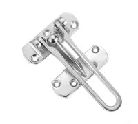 Swing Bar Security Lock Chain for Child Safety and Effective Home Protection (Silver)