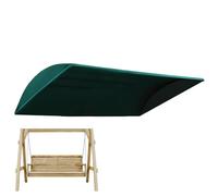Swing Bench Canopy Replacement Canopy Hanging Chair Bench | Replacement Top for Outdoor Swing Bench for Garden Deck Park 3 Seat Furniture