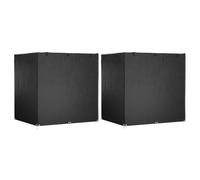 Swing Bench Covers 2 pcs, 220x177x220 cm Polyethylene, Waterproof UV Resistant Outdoor Furniture Cover with 12 Eyelets