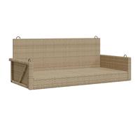 Swing Bench Outdoor Swing Chair Porch Swing Hanging Chair Poly Rattan vidaXL