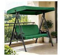 Swing Canopy 75 X 47 X 7.8 in With Seat Covers 59 X 19.7 X 3.9 in Waterproof, UV-resistant Swing Chair Cover for Lawn Garden,ForestGreen