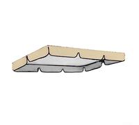Swing Canopy Cover, Replacement Canopy Roof Sunshade For Swing Pew 2 Or 3 Seater Waterproof Garden Swing Chair Cover- Beige