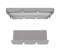 Swing Canopy Garden Swing Seat Replacement Canopy Waterproof Porch for Outdoor Patio(Grey)