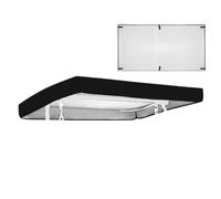 Swing Canopy Replacement, Waterproof Heavy Duty Dustproof, 83.86×48.03×7.09 Inches Alloy Frame Fixture with Compact Build, Outdoor Sun Shade Device with Style, Home Accessories for Patio Garden Deck