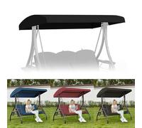Swing Canopy ReplacementWaterproof Sun e Top Cover for 2/3 SeaterSwing Perfect for Yard & Deck (64"x45" 164x114x20cm)