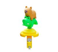 Swing Capybara Figurine - Adorable Handlebar Hanger for Capybara Bike | Cute Tremello by Capybara, Funny Decorative Bicycle Handlebar for Cyclists and Scooter Lovers